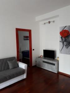 Valassina milano apartment tesisinde bir oturma alanı