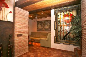 Posezení v ubytování Casa Avellanas