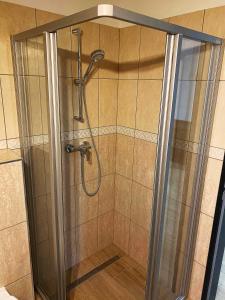 Koupelna v ubytování TOP HOTEL