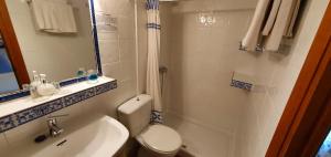 Koupelna v ubytování Hostal la posada de Zocodover
