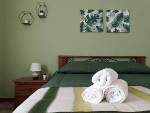 Posteľ alebo postele v izbe v ubytovaní Villa Araucaria