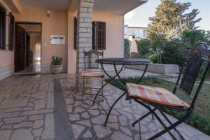 Patio nebo venkovní prostory v ubytování Apartment Steblaj