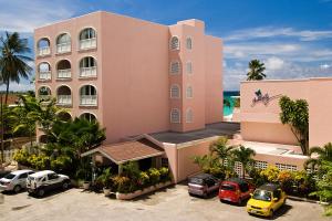O edifício em que o hotel se localiza