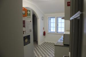 A cozinha ou cozinha compacta de Vigia's Guest House
