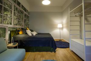 Posteľ alebo postele v izbe v ubytovaní Blue flat by GrazRentals best location & free parking