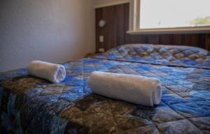 Cama o camas de una habitación en Criterion Hotel Gundagai