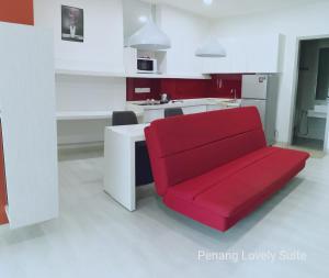 Kuhinja ili čajna kuhinja u objektu Penang Studio Suite in Georgetown