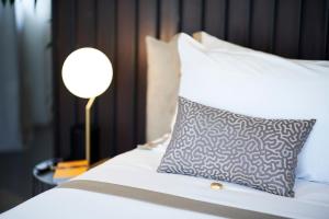 Letto o letti in una camera di Fornace Suite