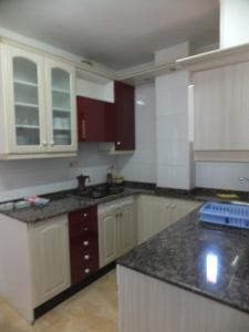 A kitchen or kitchenette at Puerta del Arco