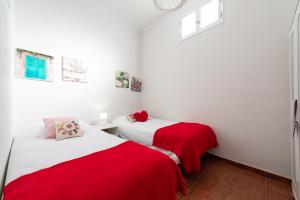 Krevet ili kreveti u jedinici u okviru objekta Balcony Spacious 2BR Historic Centre Arucas