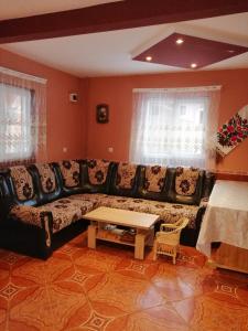 Posezení v ubytování Cabana Ghetari
