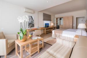 Voodi või voodid majutusasutuse Parkhotel Delta, Wellbeing Resort toas