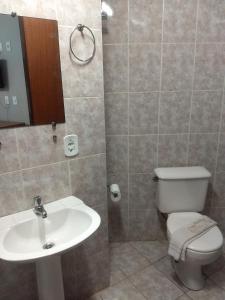 Koupelna v ubytování Hotel Nolasco
