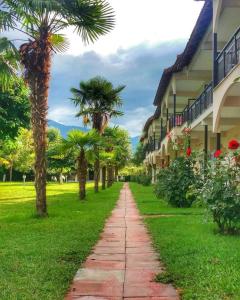Zahrada ubytování Hotel Afroditi