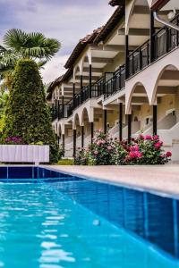 Bazén v ubytování Hotel Afroditi nebo v jeho okolí + 30 fotografií