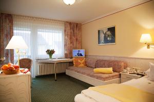 TV a/nebo společenská místnost v ubytování Kurhotel Weber