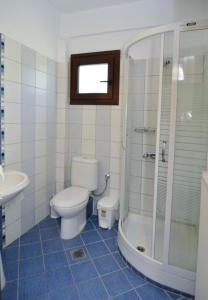 Koupelna v ubytování Moonbeam Hotel