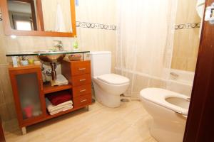 A bathroom at Jardín del Sella