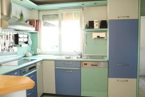 Kuchyň nebo kuchyňský kout v ubytování Dimai House No 31 Dornbirn Messe