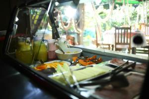 Comida in lodge ou em algum lugar perto