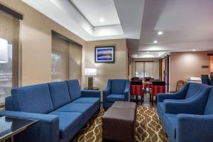 Comfort Inn & Suites Montgomery East Carmichael Rd tesisinde bir oturma alanı