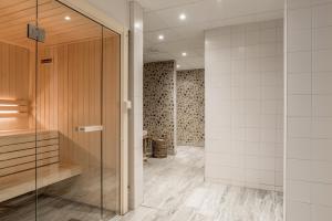 Koupelna v ubytování Blommenhof Hotel