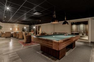 Biliár nebo kulečník v ubytování Blommenhof Hotel