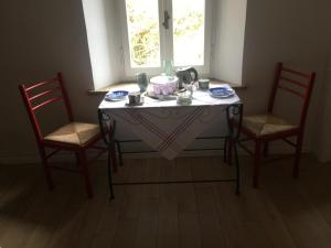 Dining area in a vidéki vendégházakat