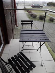 Balkón alebo terasa v ubytovaní APARTAMENT Piątka