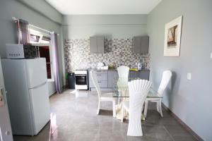 Kuchyň nebo kuchyňský kout v ubytování Donfarsha Apartments