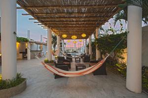 Patio nebo venkovní prostory v ubytování Hotel La Ría Playas