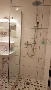 Ein Badezimmer in der Unterkunft Hotel Hafez