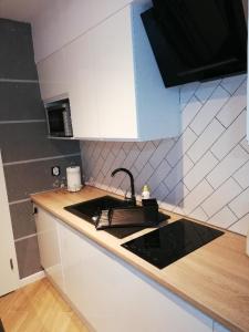 Kuchyňa alebo kuchynka v ubytovaní Apartament Superior Maloves Władysławowo