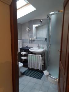 Koupelna v ubytování B&B Antiche Mura