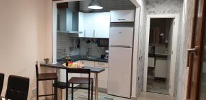Kuchyň nebo kuchyňský kout v ubytování Apartamento Toledo San Justo