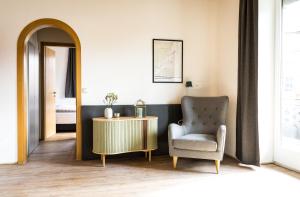 Posezení v ubytování Das Nordberg Guesthouse