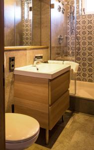 Koupelna v ubytování Das Nordberg Guesthouse