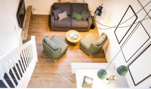 Posezení v ubytování Das Nordberg Guesthouse
