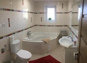 A bathroom at Apartmány u Galandu