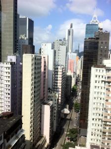 Vista general de Hong Kong o vistes de la ciutat des de l'hotel
