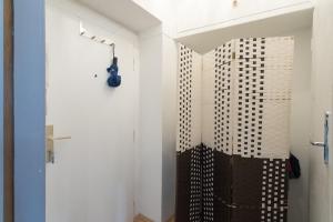 A bathroom at Cute Red Star Studio City Center Még 26 kép