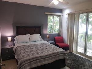 Säng eller sängar i ett rum på Contry La Silla Apartments zona tec - Nuevo Sur