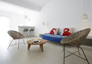 Posedenie v ubytovaní Art Hotel Santorini
