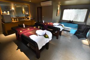 Posezení v ubytování Swosti Chilika Resort
