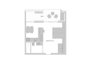 Půdorys ubytování WUD hotel