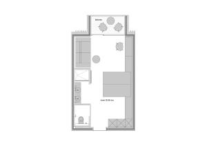 Půdorys ubytování WUD hotel