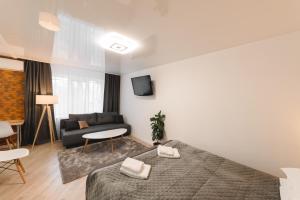 Posteľ alebo postele v izbe v ubytovaní M&M apartment