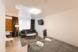 Posteľ alebo postele v izbe v ubytovaní M&M apartment