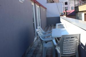 شرفة أو تراس في Esa Apart Hotel