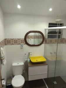 Koupelna v ubytování Hostel Pousada Rheingantz Rio Grande